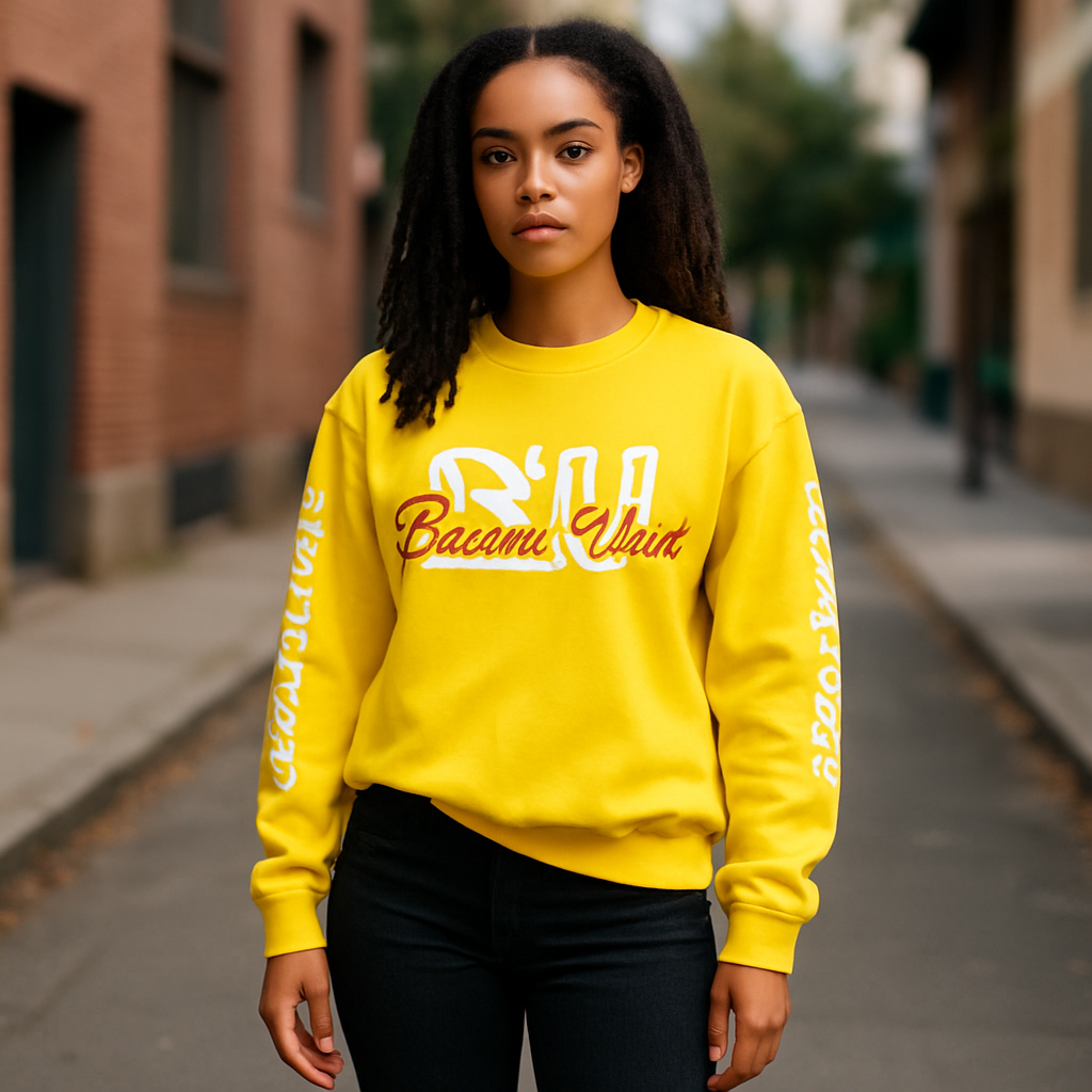 BU Sweatshirt Yellow - BU Brand image 4