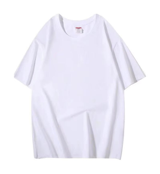 Oversized Plain - BU Brand T-shirt 100% Cotton White 260gsm image 0