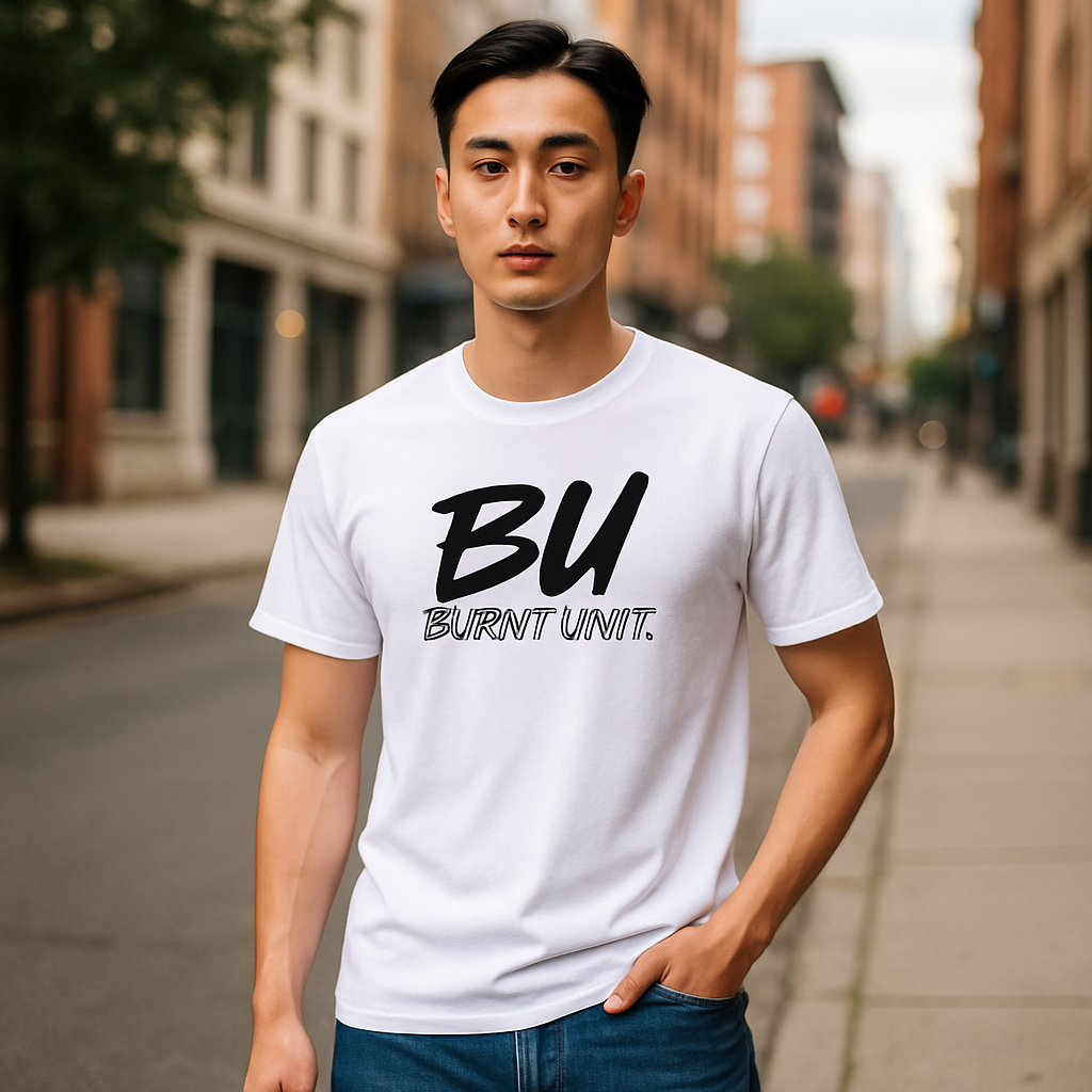 Edgy - BU Brand T-shirt 100% Cotton Black image 4