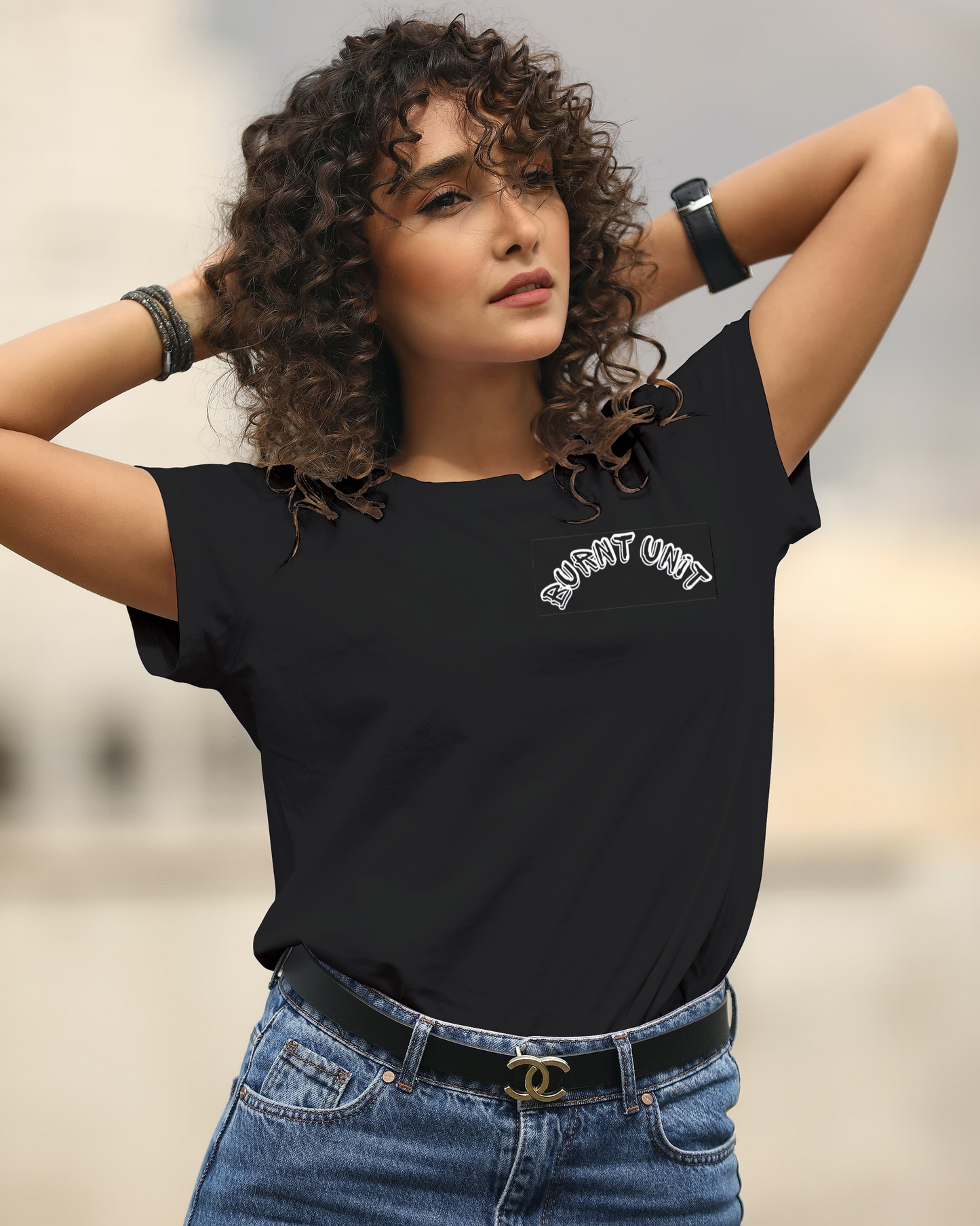 Over Heart - BU Brand T-shirt Spandex/Polyester Blend image 1