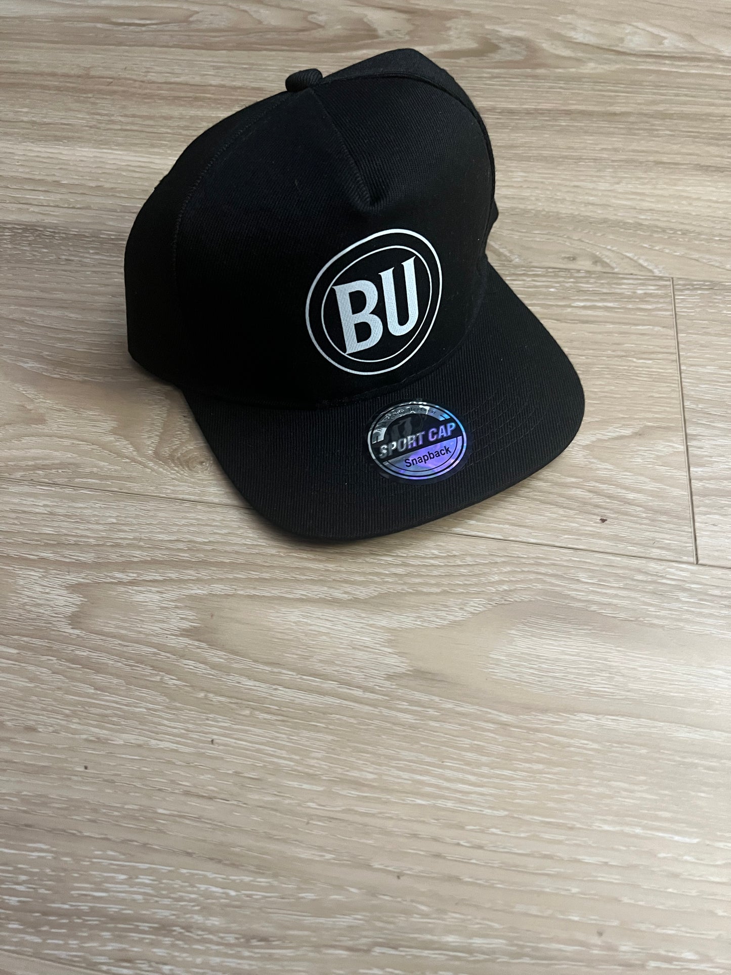 Black BU - BU Brand Baseball Hat image 3