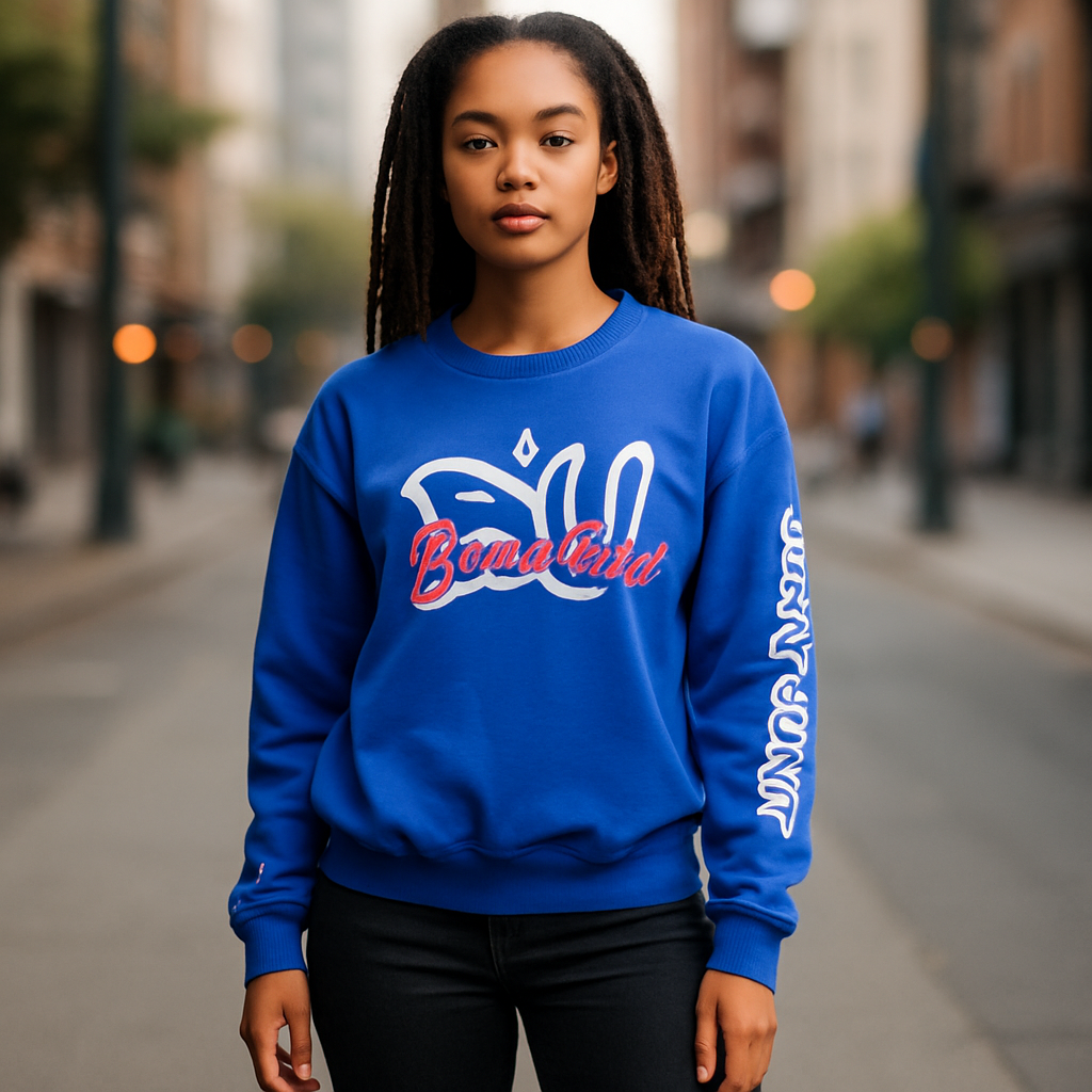 BU Sweatshirt Royal Blue - BU Brand image 3