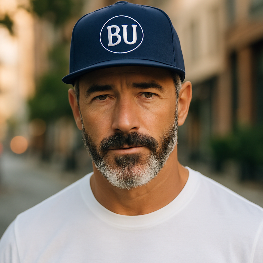 Blue BU - BU Brand Baseball Hat image 0