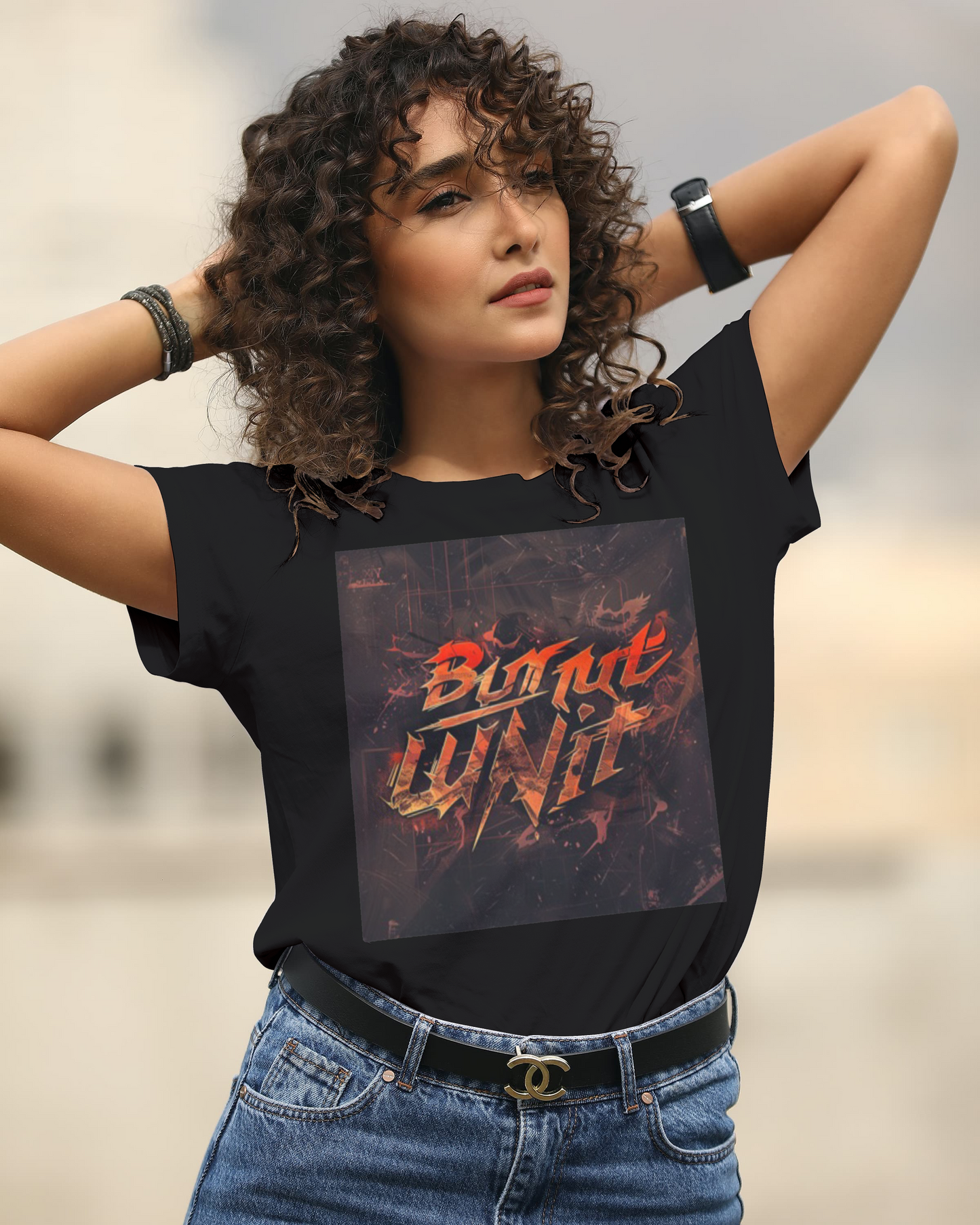 Metal - BU Brand T-shirt Spandex/Polyester Blend image 1