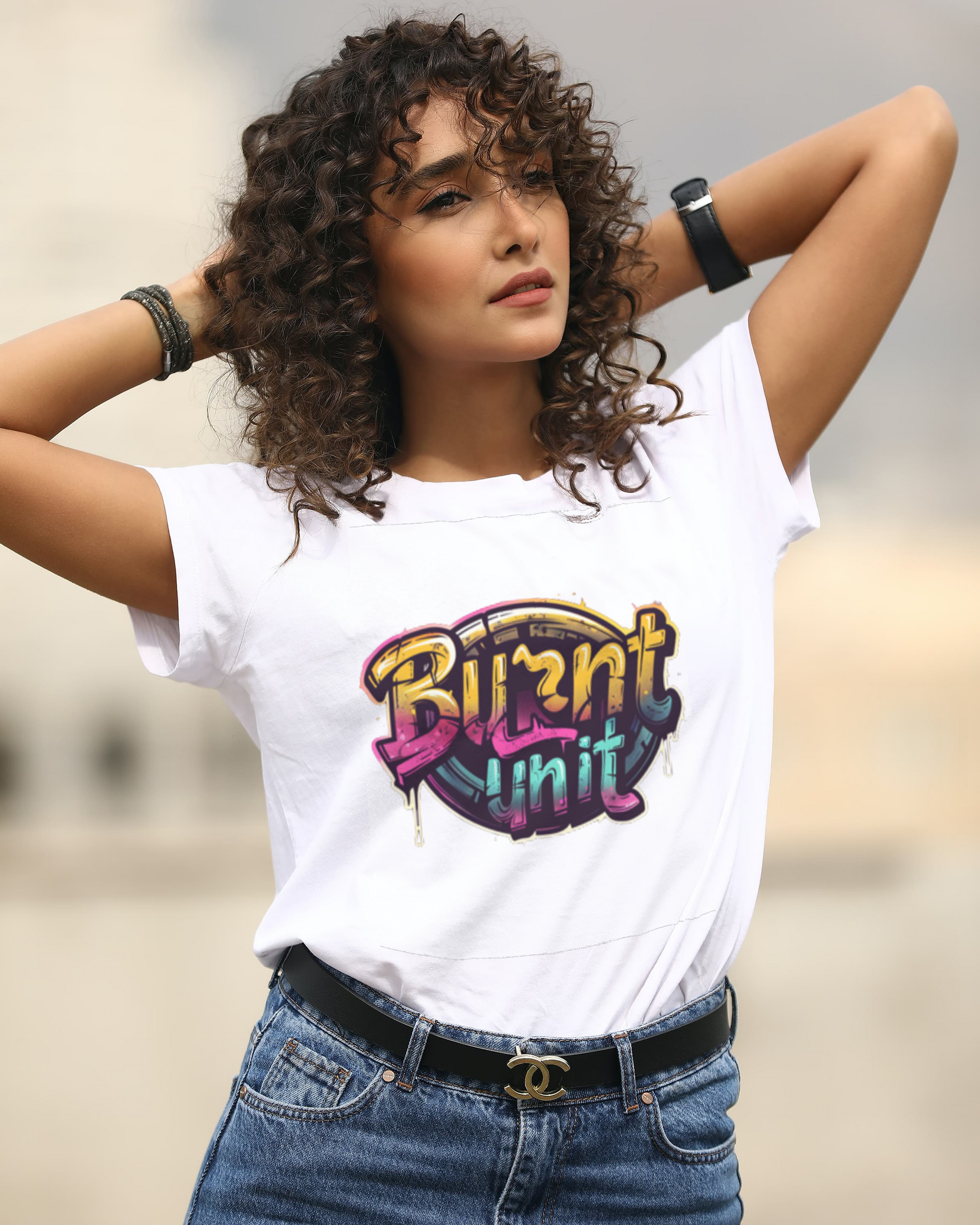 Colourful - BU Brand T-shirt Spandex/Polyester Blend image 1