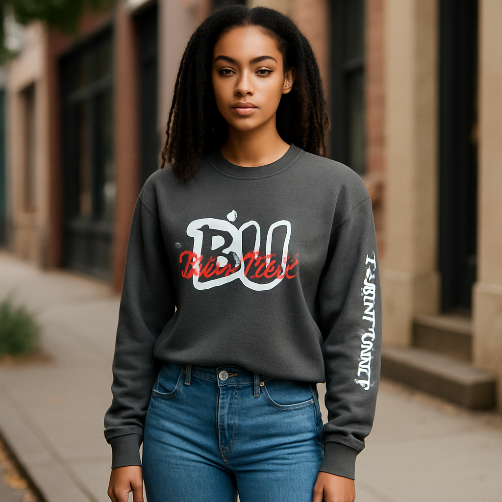 BU Sweatshirt Dark Grey - BU Brand image 3