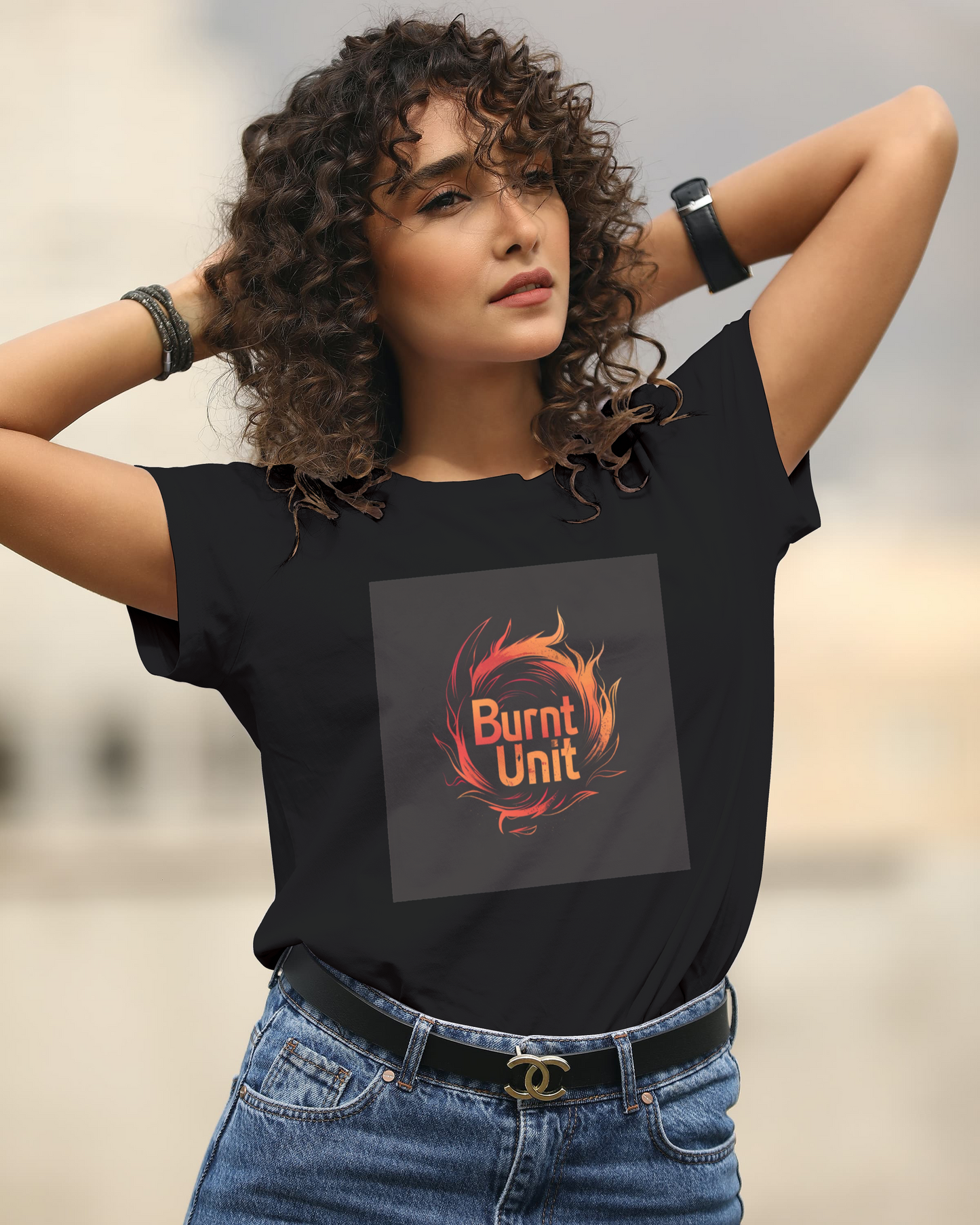 Flame - BU Brand T-shirt Spandex/Polyester Blend image 1