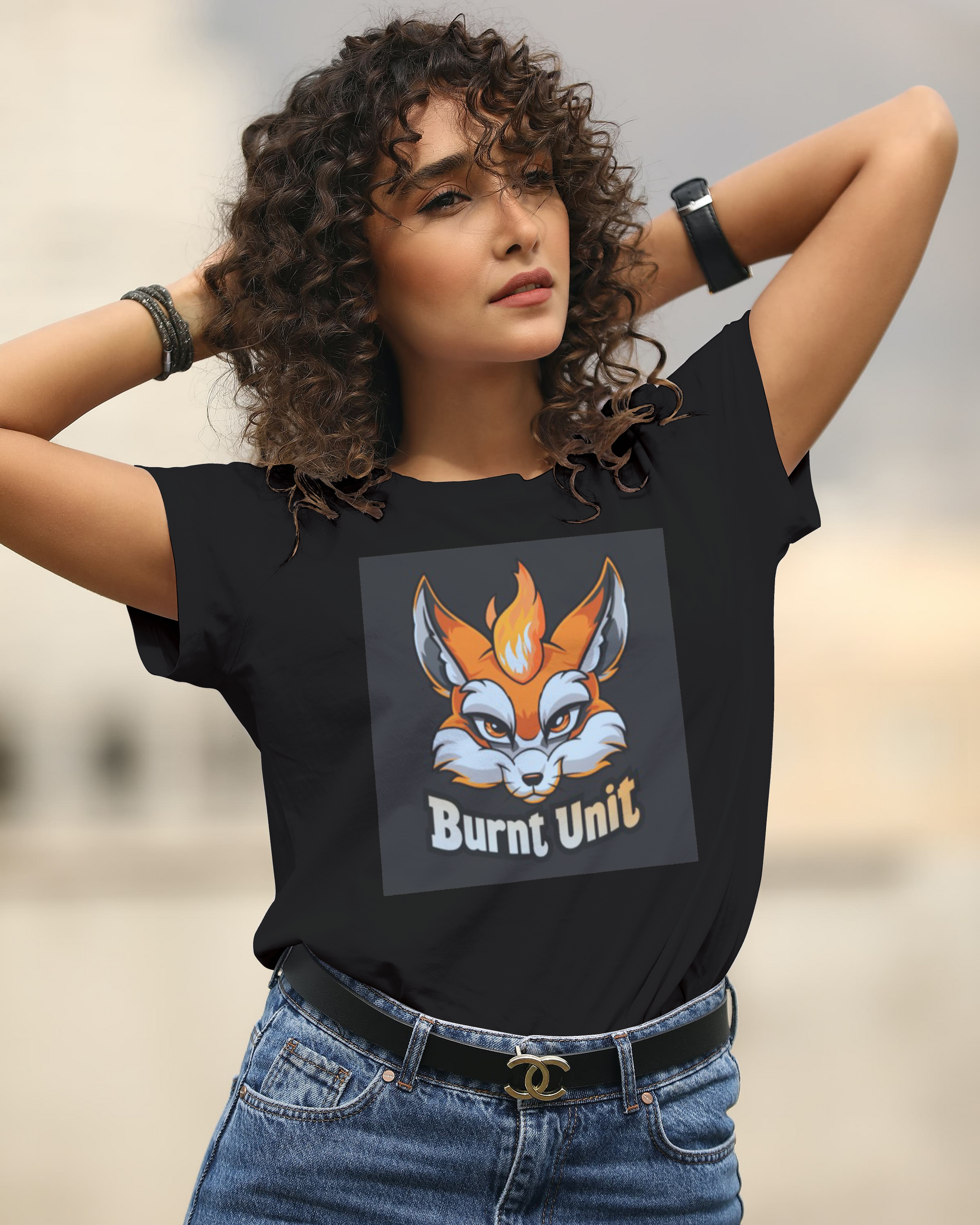 Fire Fox - BU Brand T-shirt Spandex/Polyester Blend image 1