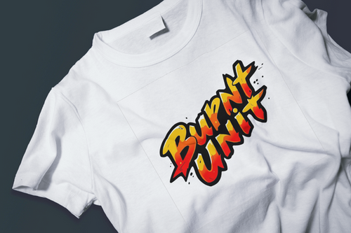 Bright - BU Brand T-shirt Spandex/Polyester Blend | Burnt Unit